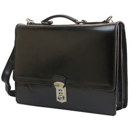Купить - Портфель мужской кожаный TOMSKOR, Польша 81565 черный, фото , характеристики, отзывы