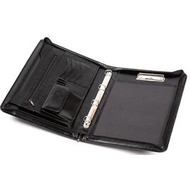 Купить - Папка-портфель А4 из эко кожи JPB Польша AK-04N чёрная, фото , характеристики, отзывы