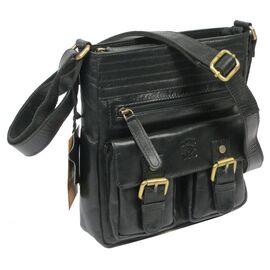 Купить - Мужская кожаная сумка Always Wild C48.0525 черная, фото , характеристики, отзывы