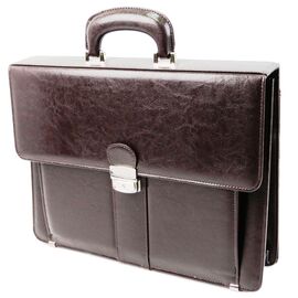 Купить - Мужской портфель из кожзаменителя JPB TE-35 brown, фото , характеристики, отзывы