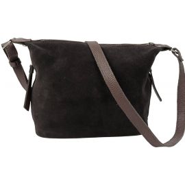 Купить Женская сумка из натуральной кожи и замши Borsacomoda темно-коричневая, фото , характеристики, отзывы