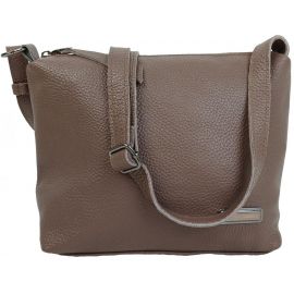 Купить Женская кожаная наплечная сумка Borsacomoda капучино, фото , характеристики, отзывы