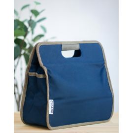 Купить Складная сумка шоппер для покупок с жестким дном 20L Clevaful синяя, фото , характеристики, отзывы