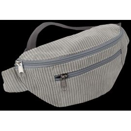 Купить Вельветовая женская поясная сумка, бананка, набедренная сумка LS серая, фото , характеристики, отзывы