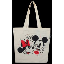 Купить Cумка шоппер для покупок Disney Mickey and friends бежевая, фото , характеристики, отзывы