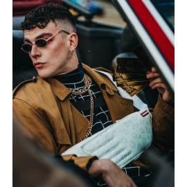 Купить Нагрудная сумка, слинг Sprayground Wings To The Future белая, фото , характеристики, отзывы