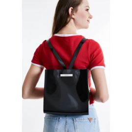 Купить Женская каучуковая сумка-рюкзак трансформер Zaxy Closer Bag черная, фото , характеристики, отзывы