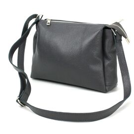 Купить Невелика жіноча шкіряна сумка Borsacomoda темно-сіра, фото , характеристики, отзывы