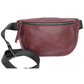 Купить - Женская сумка на пояс, поясная сумка Borsacomoda бордовая, фото , характеристики, отзывы