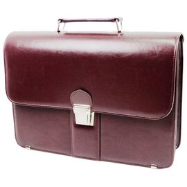 Купить - Деловой портфель женский из эко кожи AMO SST08 бордовый, фото , характеристики, отзывы