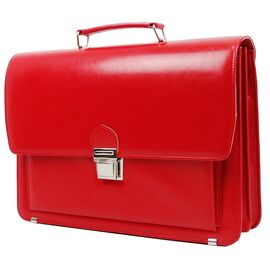 Купити Діловий жіночий портфель з еко шкіри AMO SST09 червоний, image , характеристики, відгуки
