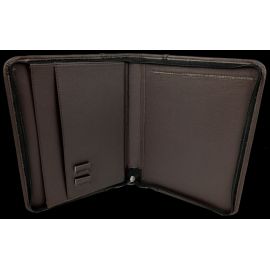 Купить Мужская деловая папка для документов из эко кожи Exclusive темно-коричневая, фото , характеристики, отзывы