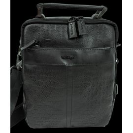 Купить Кожаная мужская сумка, барсетка Mykhail Ikhtyar черная, фото , характеристики, отзывы