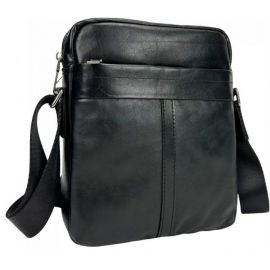 Купить Мужская сумка из натуральной кожи Tiding Bag черная, фото , характеристики, отзывы