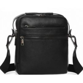 Купить Мужская сумка из натуральной кожи Tiding Bag черная, фото , характеристики, отзывы