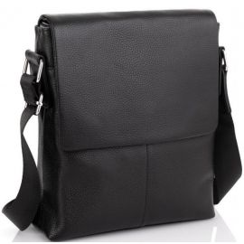 Купить Сумка мужская из натуральной кожи Tiding Bag черная, фото , характеристики, отзывы