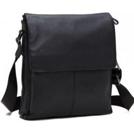 Купить Сумка мужская из натуральной кожи Tiding Bag черная, фото , характеристики, отзывы
