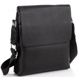 Купить Сумка мужская из натуральной кожи Tiding Bag черная, фото , характеристики, отзывы
