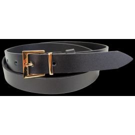 Купить Универсальный женский кожаный ремень Skipper черный, ширина 3 см, фото , характеристики, отзывы