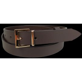 Купить Кожаный женский ремень Skipper темно-коричневый, ширина 3 см, фото , характеристики, отзывы