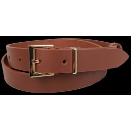 Купить Женский кожаный ремень Skipper, Украний коричневый, ширина 3 см, фото , характеристики, отзывы