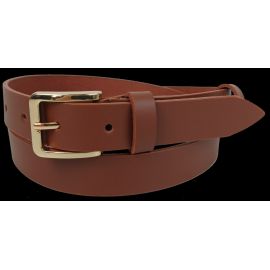 Купить Женский кожаный ремень Skipper, Украний коричневый, ширина 3 см, фото , характеристики, отзывы