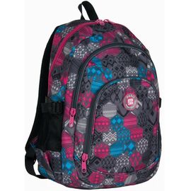 Купить - Рюкзак міський PASO 16-1829D різнобарвний, фото , характеристики, отзывы