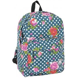 Купить - Легкий женский рюкзак в горошек с цветами 13L Paso 17-780D, фото , характеристики, отзывы