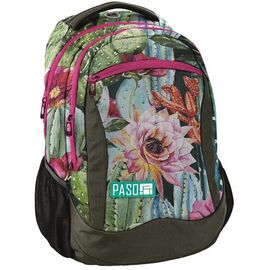 Купить - Яскравий жіночий рюкзак 22L PASO 18-2808LO з квітами, фото , характеристики, отзывы