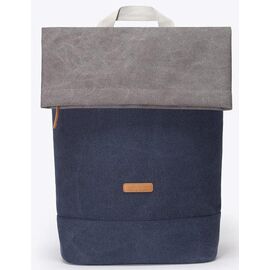 Купить - Коттоновый городской рюкзак 20L Ucon Karlo Backpack синий с серым, фото , характеристики, отзывы