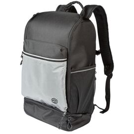 Купить - Діловий рюкзак зі світловідбивними вставками 17L Topmove чорний із сірим, фото , характеристики, отзывы