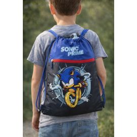 Купить Сумка для обуви, котомка, детский рюкзак Sonic Prime синий, фото , характеристики, отзывы