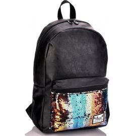 Купить Молодежный рюкзак из искусственной кожи с пайетками 20L Hash 2 черный, фото , характеристики, отзывы