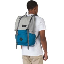 Купить Городской рюкзак 28L Jansport Hatchet серый с голубым, фото , характеристики, отзывы