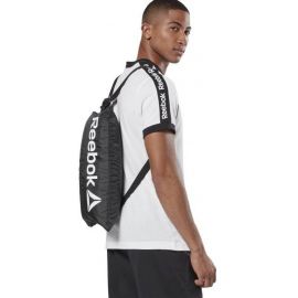 Купить Легкая спортивная сумка-рюкзак, котомка Reebok Gymsack 2.0 черный, фото , характеристики, отзывы