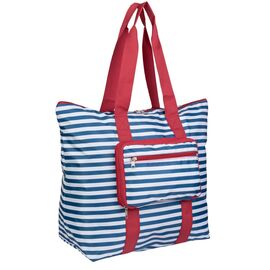 Купить Складана сумка-шопер для покупок 25L Topmove в смужку, фото , характеристики, отзывы