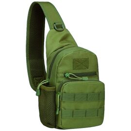 Купить Тактична, армійська чоловіча сумка-слінг Survival хакі, фото , характеристики, отзывы