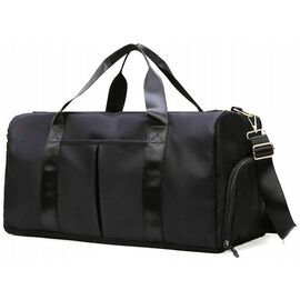Купить - Спортивна сумка з відділами для взуття, вологих речей 18L Edibazzar чорна, фото , характеристики, отзывы