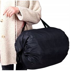 Купить - Складана сумка-шопер для покупок Edibazzar чорна, фото , характеристики, отзывы