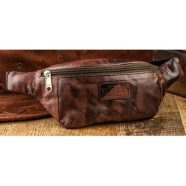 Придбати - Поясная сумка из кожи Always Wild 907-TT brown, image , характеристики, відгуки