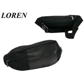 Купить - Молодіжна поясна сумка Loren CWB04 чорна, фото , характеристики, отзывы