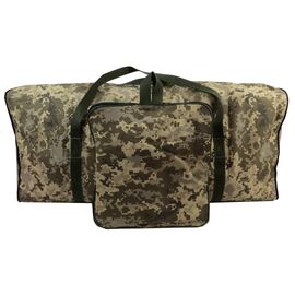 Купити Прочная большая складная дорожная сумка, баул 105 л Ukr military пиксель ВСУ, image , характеристики, відгуки