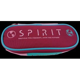 Купить Школьный пенал Spirit бордовый с розовым, фото , характеристики, отзывы