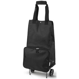 Купить - Складана сумка візка для покупок на колесах Topmove чорна, фото , характеристики, отзывы