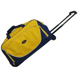 Купить Дорожня сумка на колесах 57L Wallaby 10428-7 синя з жовтим, фото , характеристики, отзывы