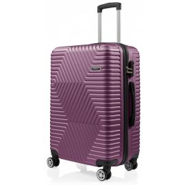 Купить Большой пластиковый чемодан на колесах 115L GD Polo лиловый, фото , характеристики, отзывы