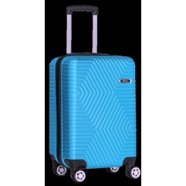 Купить Малый пластиковый чемодан на колесах 45L GD Polo голубой, фото , характеристики, отзывы
