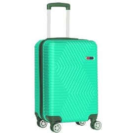 Купить Малый пластиковый чемодан на колесах 45L GD Polo cалатовый, фото , характеристики, отзывы