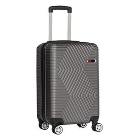Придбати Мала пластикова валіза на колесах 45L GD Polo сірий, image , характеристики, відгуки