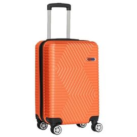 Придбати Мала пластикова валіза на колесах 45L GD Polo жовтогарячий, image , характеристики, відгуки